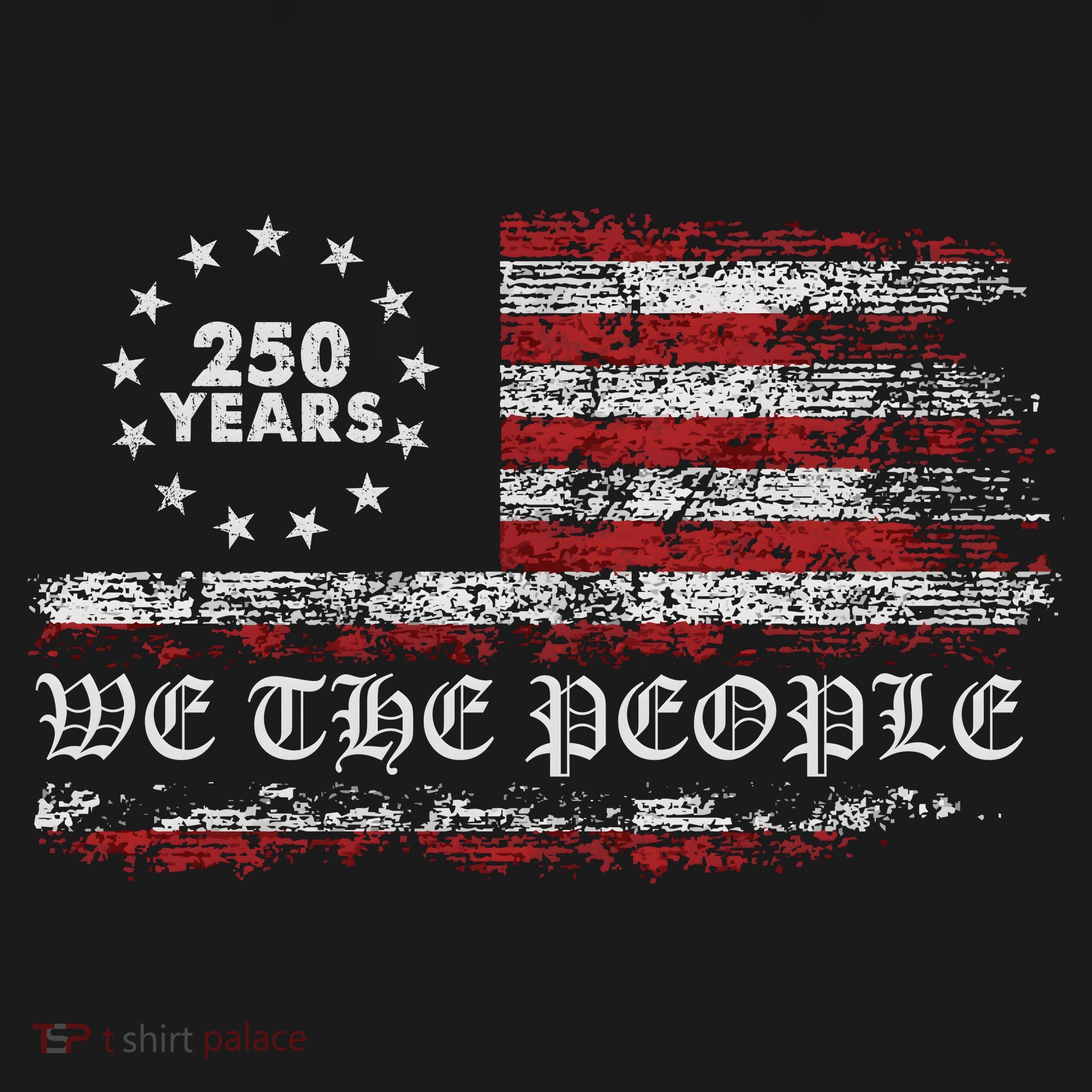 250 Years Patriotic We The People Flag America 250th Anniversary Women's Hoodie