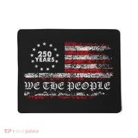 250 Years Patriotic We The People Flag America 250th Anniversary Mousepad thumb 0