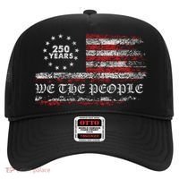 250 Years Patriotic We The People Flag America 250th Anniversary Hat thumb 0