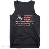 250 Years Patriotic We The People Flag America 250th Anniversary Tank Top thumb 0
