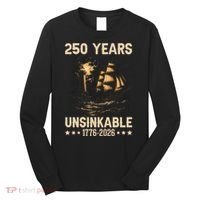 250 Years Patriotic Ship 1776-2026 250th Anniversary Long Sleeve Shirt thumb 0