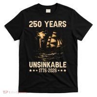 250 Years Patriotic Ship 1776-2026 250th Anniversary T-Shirt thumb 0
