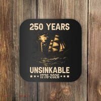 250 Years Patriotic Ship 1776-2026 250th Anniversary Coaster thumb 0