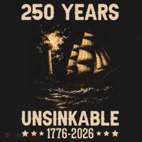 250 Years Patriotic Ship 1776-2026 250th Anniversary Coaster thumb 2