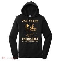 250 Years Patriotic Ship 1776-2026 250th Anniversary Women's Hoodie thumb 0