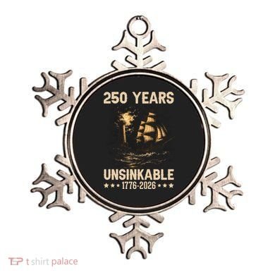 250 Years Patriotic Ship 1776-2026 250th Anniversary Ornament