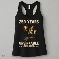 250 Years Patriotic Ship 1776-2026 250th Anniversary Women's Tank Top thumb 3