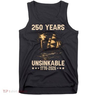 250 Years Patriotic Ship 1776-2026 250th Anniversary Tank Top