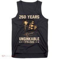 250 Years Patriotic Ship 1776-2026 250th Anniversary Tank Top thumb 0