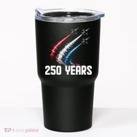 250 Years Red White And Blue Fighter Jets USA Tumbler thumb 0
