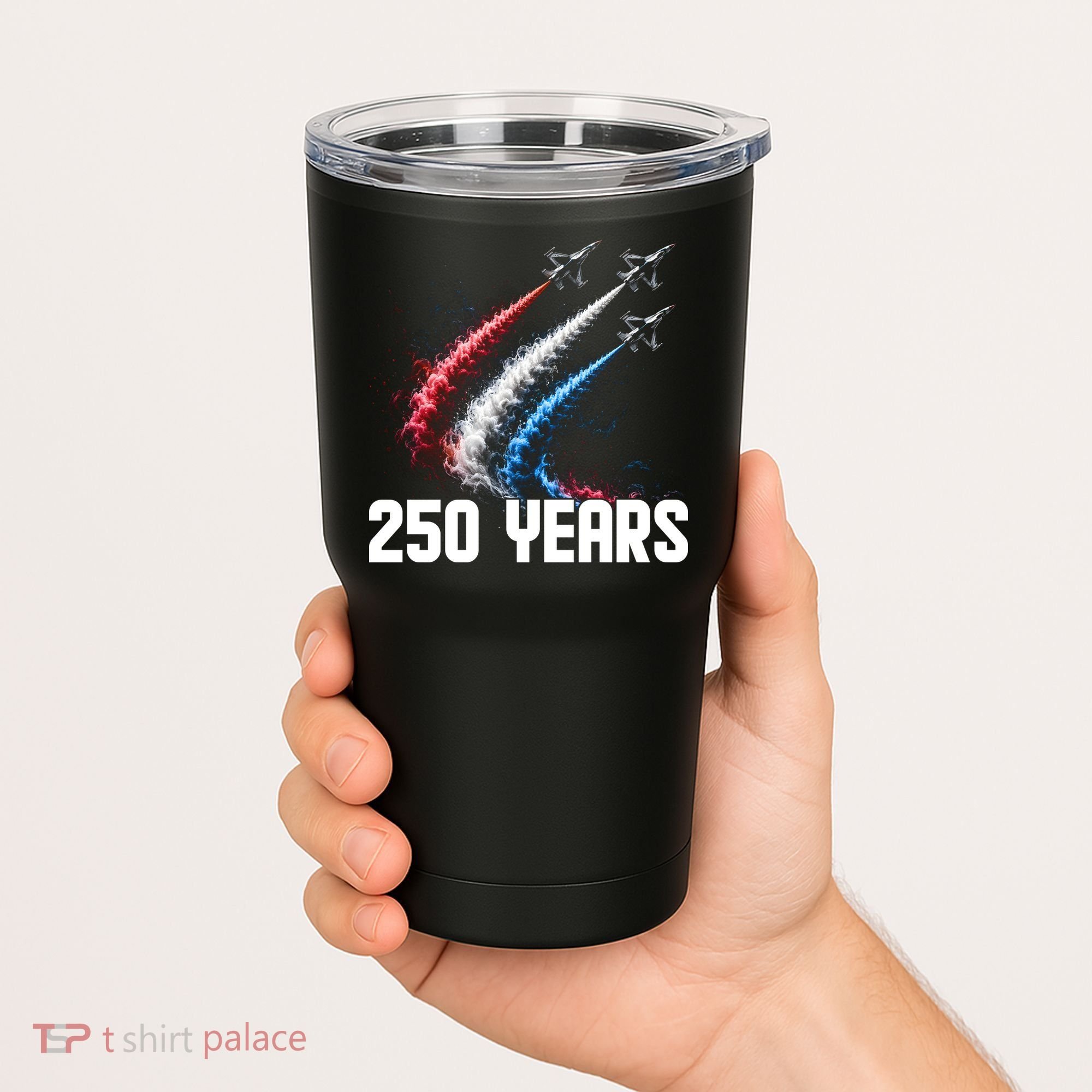 250 Years Red White And Blue Fighter Jets USA Tumbler