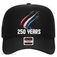 250 Years Red White And Blue Fighter Jets USA Hat thumb 0