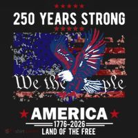 250 Years Strong 4th Of July American 250th Anniversary Tote Bag thumb 4