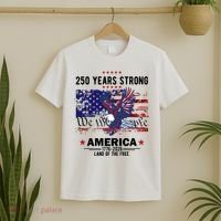 250 Years Strong 4th Of July American 250th Anniversary T-Shirt thumb 2