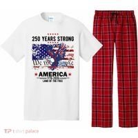 250 Years Strong 4th Of July American 250th Anniversary Pajama Set thumb 0