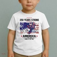 250 Years Strong 4th Of July American 250th Anniversary Toddler T-Shirt thumb 2