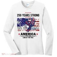 250 Years Strong 4th Of July American 250th Anniversary Women's Long Sleeve Shirt thumb 0