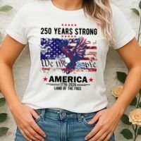250 Years Strong 4th Of July American 250th Anniversary Women's T-Shirt thumb 2