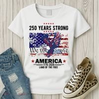 250 Years Strong 4th Of July American 250th Anniversary Women's T-Shirt thumb 3