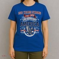 250 Years Strong USA, Happy 250th Birthday USA , America 250th Anniversary T-Shirt thumb 4