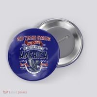 250 Years Strong USA, Happy 250th Birthday USA , America 250th Anniversary Button thumb 0