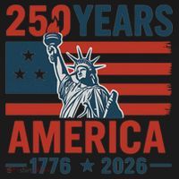 250 Years Strong USA, Happy 250th Birthday USA, America 250th Anniversary Hooded Wearable Blanket thumb 2