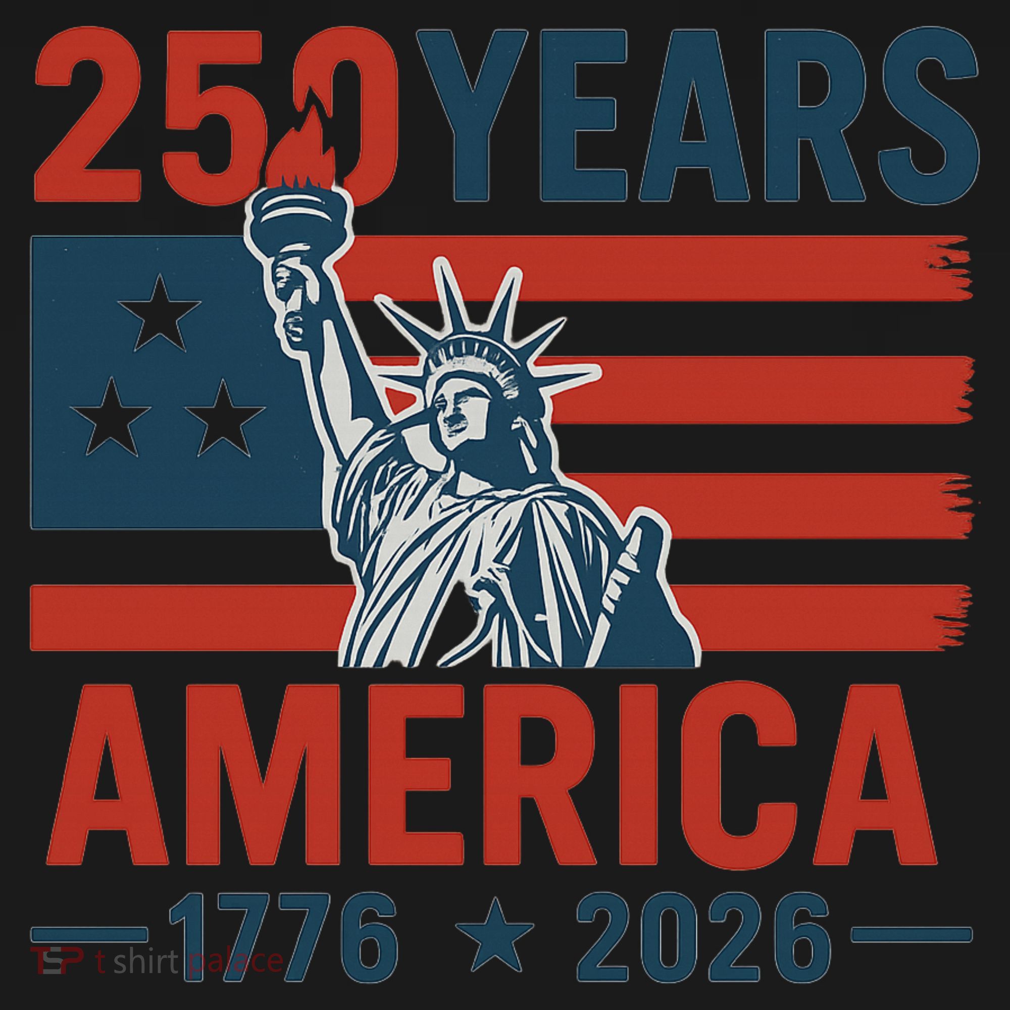 250 Years Strong USA, Happy 250th Birthday USA, America 250th Anniversary Hooded Wearable Blanket
