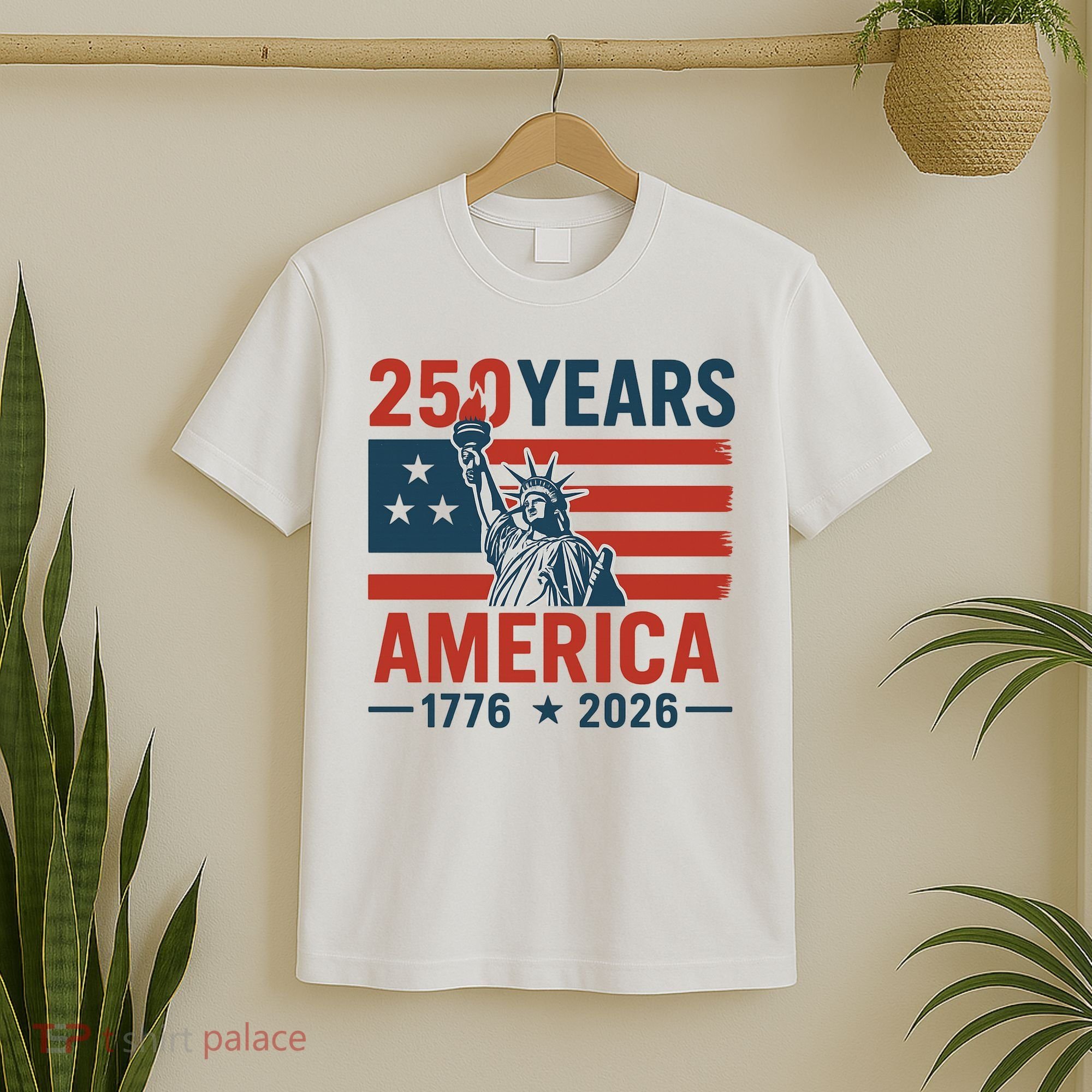 250 Years Strong USA, Happy 250th Birthday USA, America 250th Anniversary T-Shirt