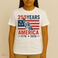 250 Years Strong USA, Happy 250th Birthday USA, America 250th Anniversary T-Shirt thumb 4