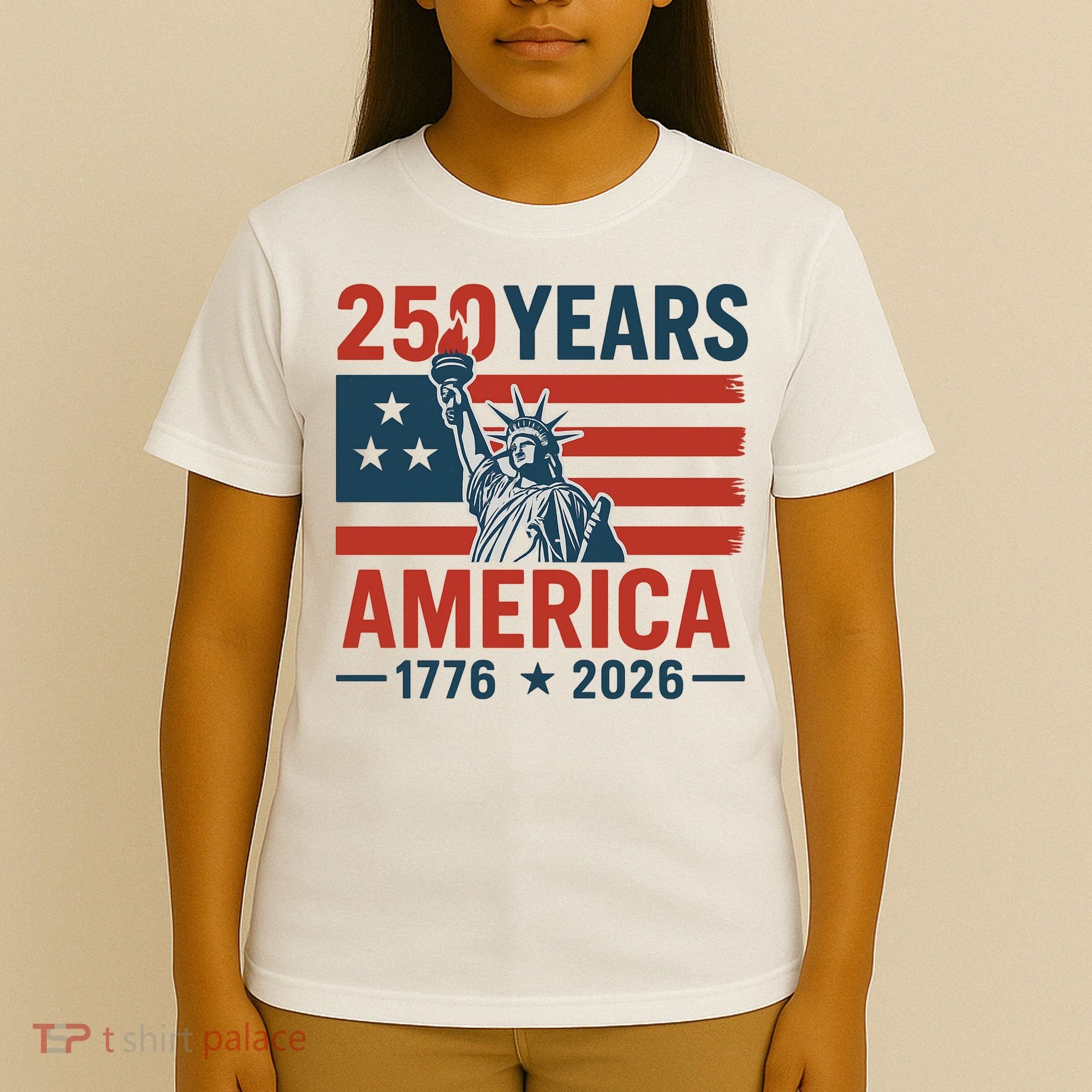 250 Years Strong USA, Happy 250th Birthday USA, America 250th Anniversary T-Shirt