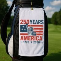 250 Years Strong USA, Happy 250th Birthday USA, America 250th Anniversary Golf Towel thumb 2