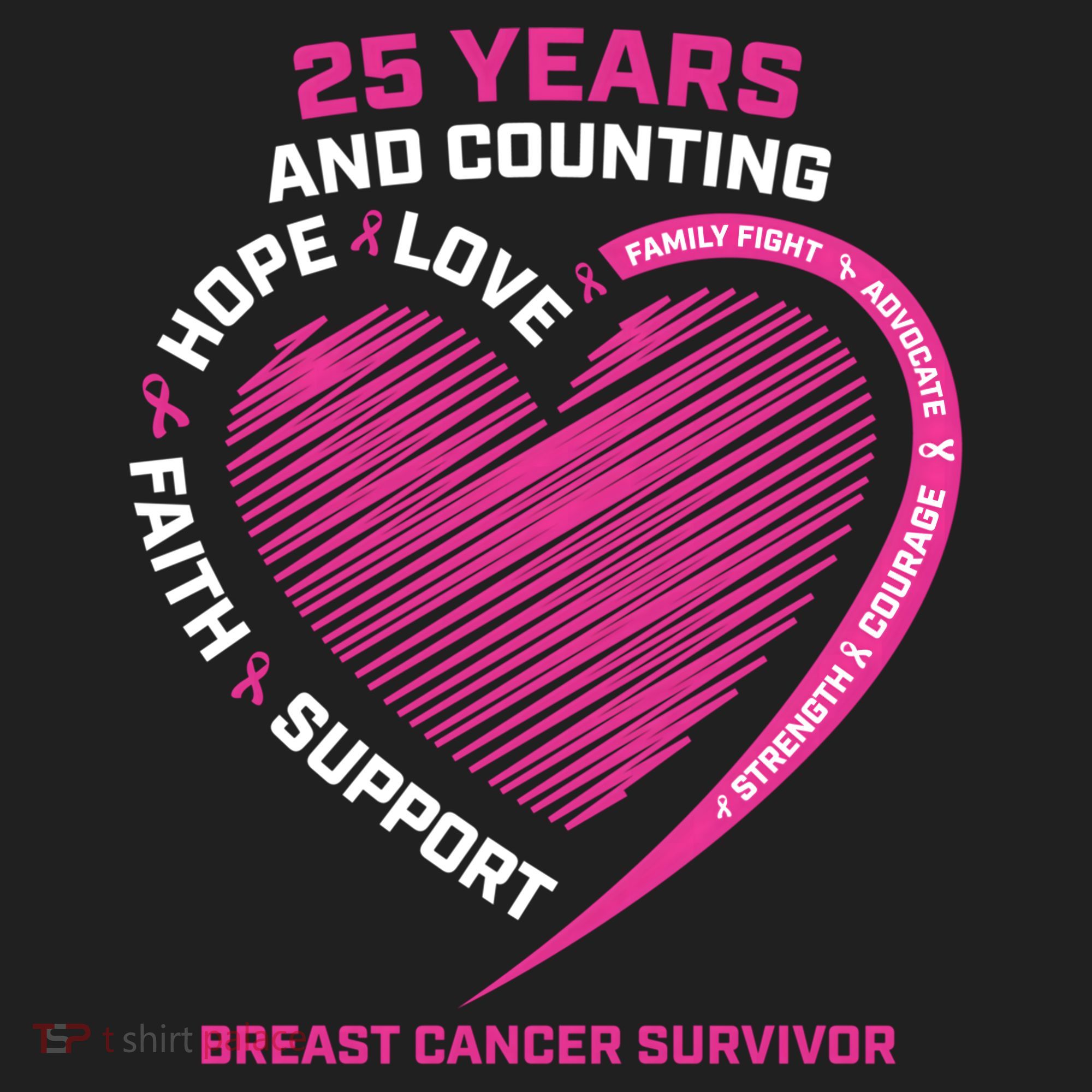 25 Year Survivor Funny Gift Mom Pink Breast Cancer Survivor Gift Golf Towel