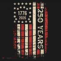 250 Years USA Anniversary 1776-2026 American Flag Ornament thumb 1