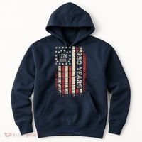 250 Years USA Anniversary 1776-2026 American Flag Hoodie thumb 0