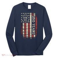 250 Years USA Anniversary 1776-2026 American Flag Long Sleeve Shirt thumb 0