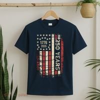 250 Years USA Anniversary 1776-2026 American Flag T-Shirt thumb 2