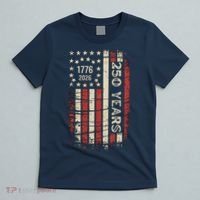 250 Years USA Anniversary 1776-2026 American Flag T-Shirt thumb 5