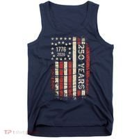 250 Years USA Anniversary 1776-2026 American Flag Tank Top thumb 0