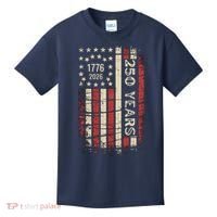 250 Years USA Anniversary 1776-2026 American Flag Kids T-Shirt thumb 0