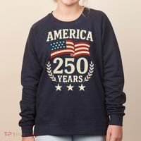 250 Years USA 1776-2026 America 250th Anniversary Women's Sweatshirt thumb 0