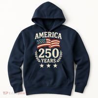 250 Years USA 1776-2026 America 250th Anniversary Hoodie thumb 0