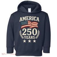 250 Years USA 1776-2026 America 250th Anniversary Toddler Hoodie thumb 0