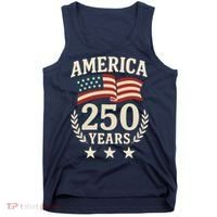 250 Years USA 1776-2026 America 250th Anniversary Tank Top thumb 0