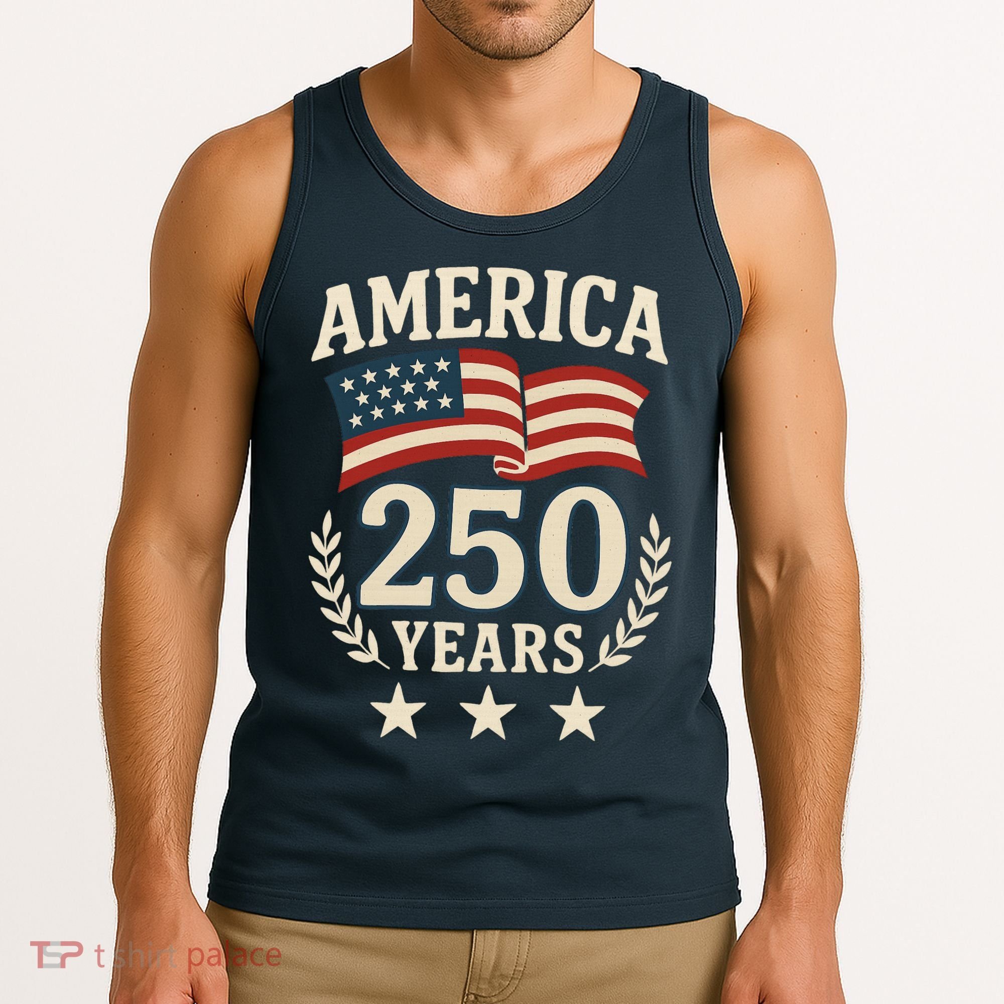 250 Years USA 1776-2026 America 250th Anniversary Tank Top