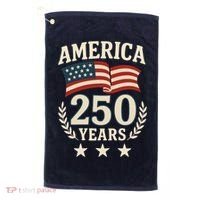 250 Years USA 1776-2026 America 250th Anniversary Golf Towel thumb 0