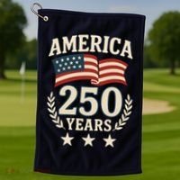250 Years USA 1776-2026 America 250th Anniversary Golf Towel thumb 1