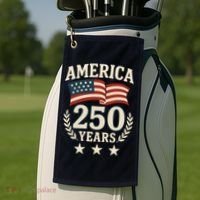 250 Years USA 1776-2026 America 250th Anniversary Golf Towel thumb 2