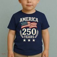250 Years USA 1776-2026 America 250th Anniversary Toddler T-Shirt thumb 2
