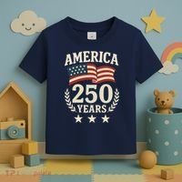 250 Years USA 1776-2026 America 250th Anniversary Toddler T-Shirt thumb 3