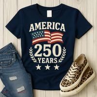 250 Years USA 1776-2026 America 250th Anniversary Women's T-Shirt thumb 3